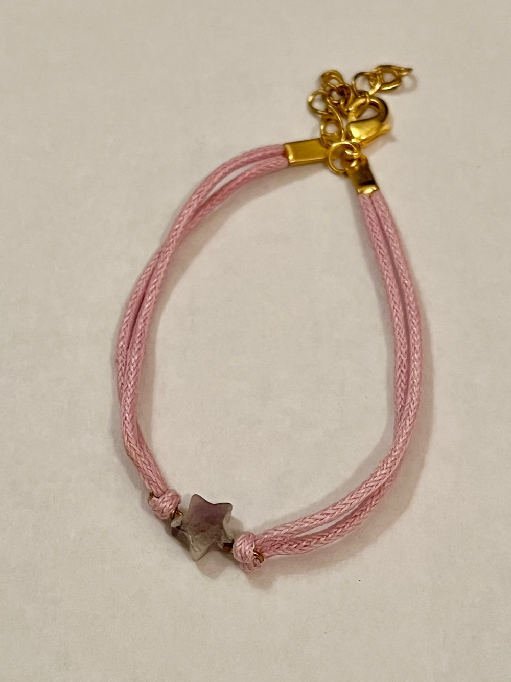 Amethyst Star Cord Bracelet